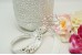 Fold Over Elastic SILVER FOIL, LEOPARD  (1.5cm wide) - 2m length